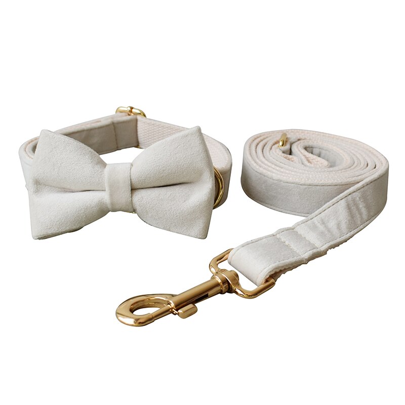 Bow Collar Leash Set