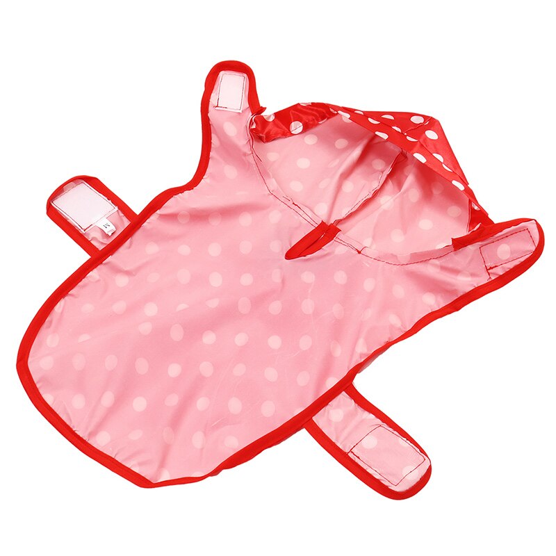 Polka Dot Printed Raincoat for Dogs