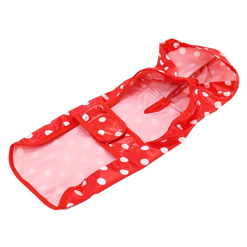 Polka Dot Printed Raincoat for Dogs