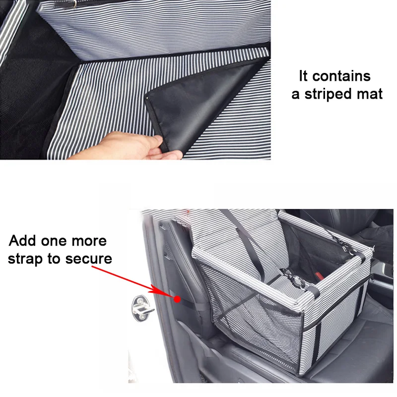 2 in 1 Dog Car Seat Cover and Carrier