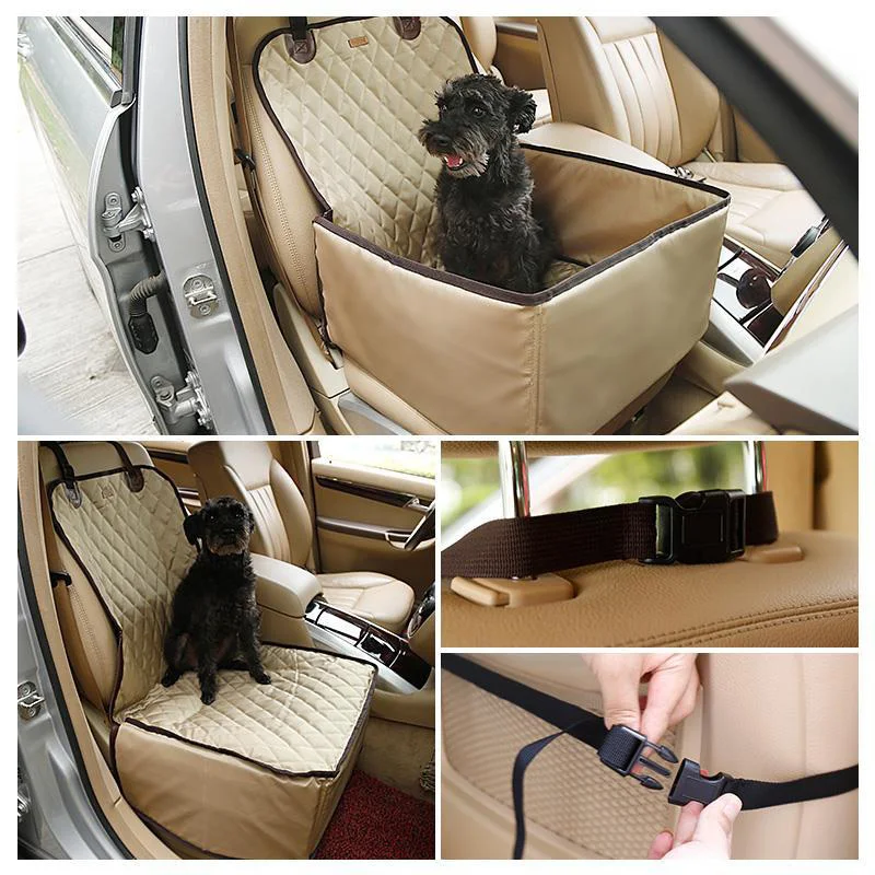 2 in 1 Dog Car Seat Cover and Carrier