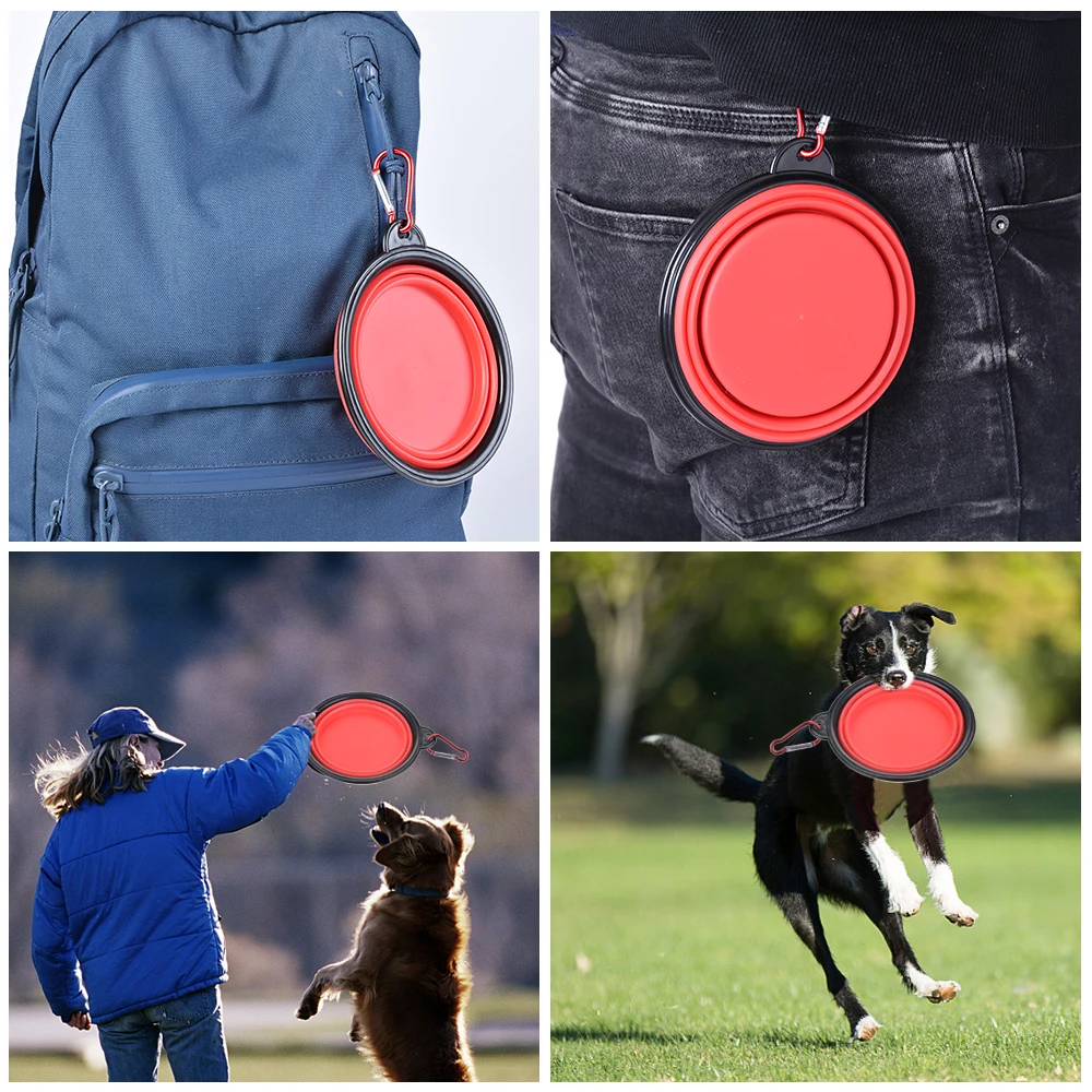 Folding Portable Silicone Pet Bowl