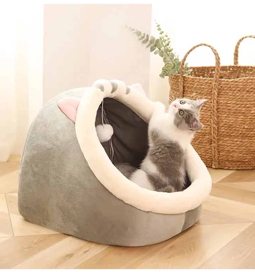 Cats Warm Basket Bed