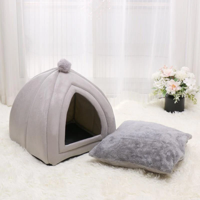 Cats Sleeping House Bed