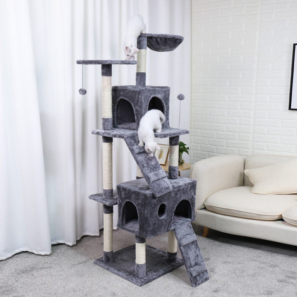 Cat's Plush Tree House